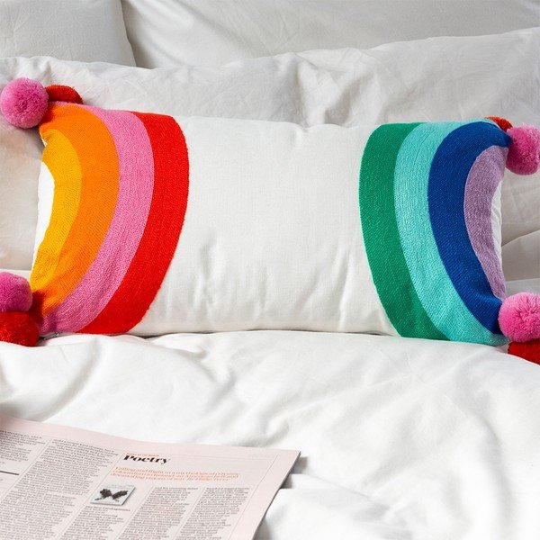 Dětský polštářek s příměsí bavlny 50x33 cm Rainbow – Rex London-image-1