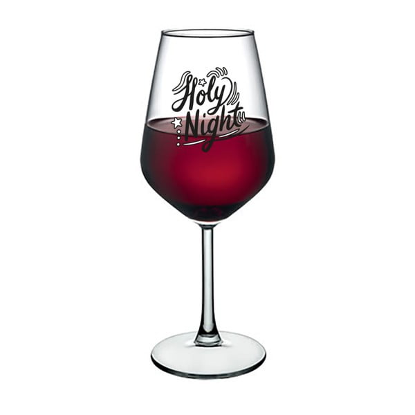 Sklenice na víno Vivas Holly Night, 345 ml