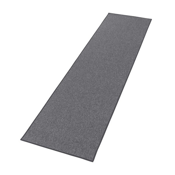 Tmavě šedý běhoun BT Carpet Casual, 80 x 200 cm-image-3