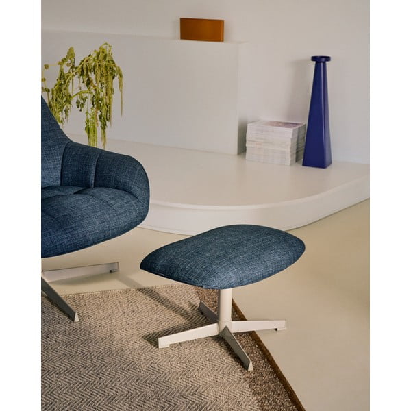 Podnožka šedomodrá Jaspe – Kave Home-image-1