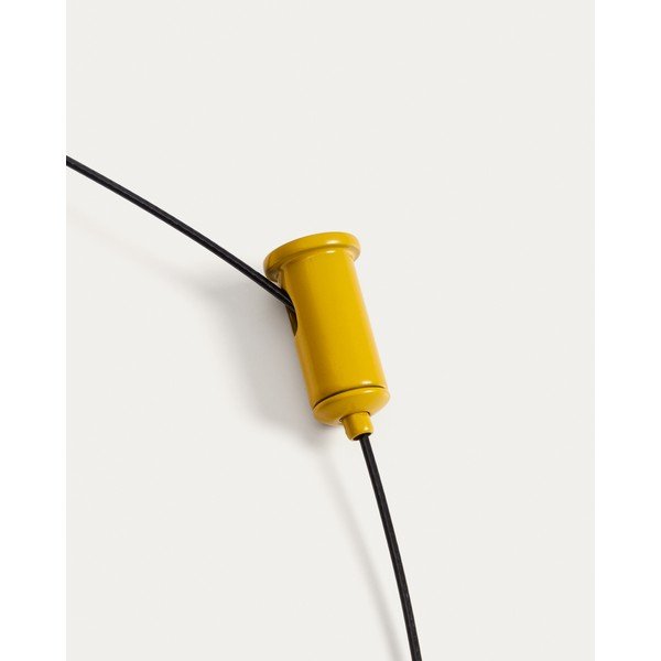 Žluté LED stmívatelné závěsné svítidlo s kovovým stínidlem ø 16 cm Porte – Kave Home-image-3