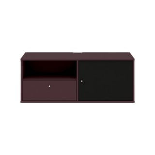 Vínově červená TV komoda Mistral 222