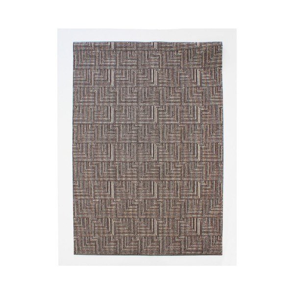 Koberec Pinnacle Dark Brown, 167x233 cm-image-1