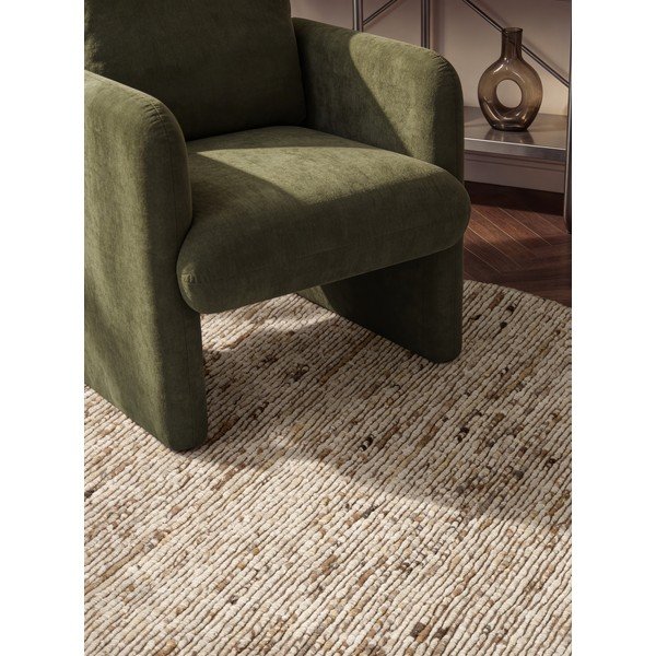 Béžový ručně tkaný vlněný kulatý koberec ø 200 cm Bexley Woolwich – Ted Baker-image-2