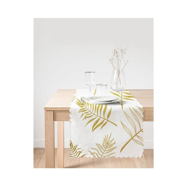 Běhoun na stůl 45x140 cm Leaves – Minimalist Cushion Covers-image-1