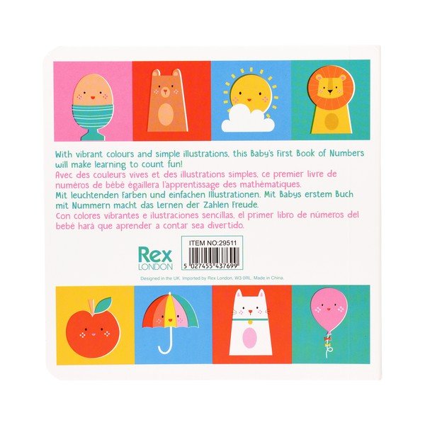 Interaktivní hračka Baby's First Book of Numbers – Rex London-image-4