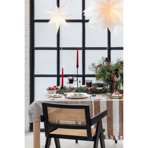 Běhoun na stůl s příměsí lnu 50x150 cm Maura – Kave Home-image-4