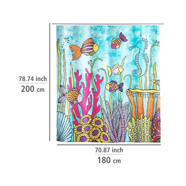 Sprchový závěs 180x200 cm Rollin'Art Ocean Life – Wenko-image-3