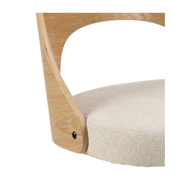 Jídelní židle v béžové a přírodní barvě Lucy – Actona-image-4