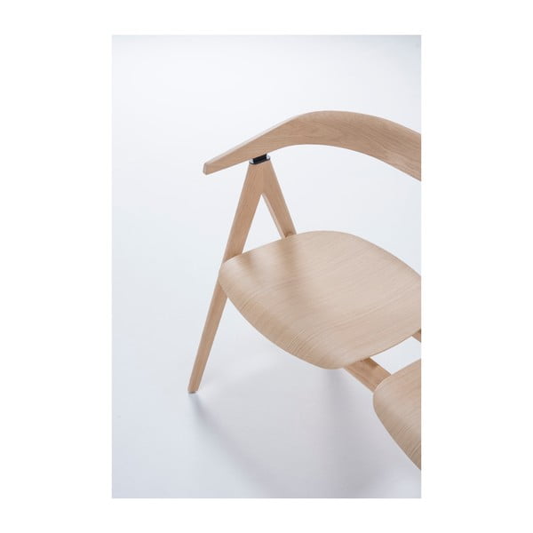 Přírodní lavice z dubového dřeva Gazzda Ava-image-2