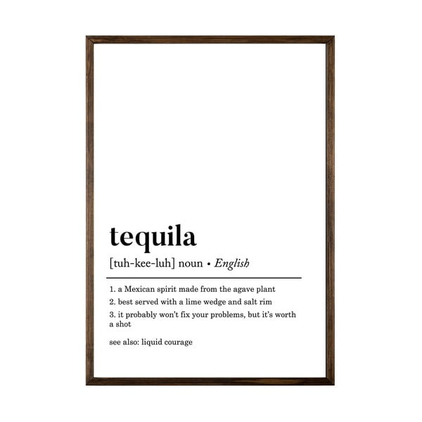 Plakát 50x70 cm Tequila – Wallity