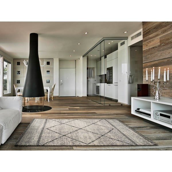 Šedý koberec Universal Kasbah Gris, 80 x 150 cm-image-1