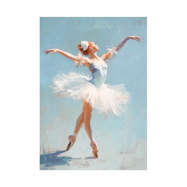 Obraz s ručně malovanými prvky na plátně 70x100 cm Grace – Styler