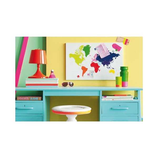 Nástěnka Worl Map se 6 magnetky-image-2