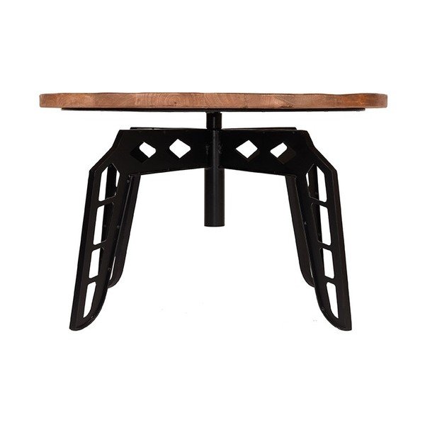 Odkládací stolek s deskou z mangového dřeva LABEL51 Pebble, ⌀ 80 cm-image-4