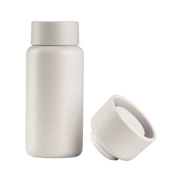 Béžový termo hrnek z nerezové oceli 400 ml Singles – Zone