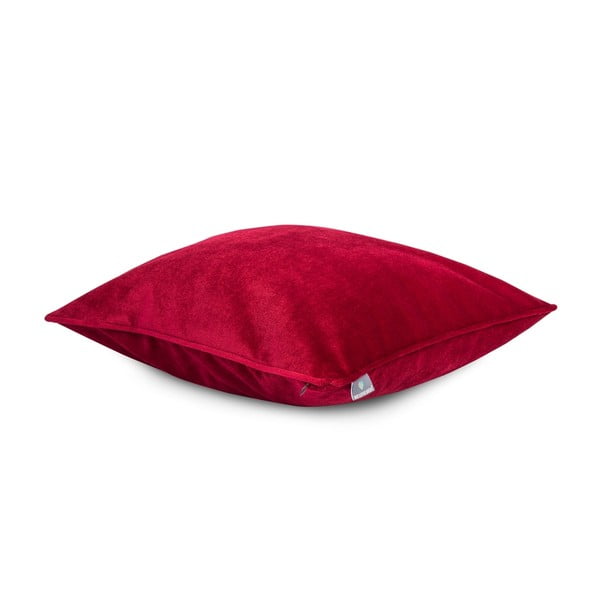 Červený povlak na polštář WeLoveBeds Elegant Burgundy, 50 x 50 cm-image-2