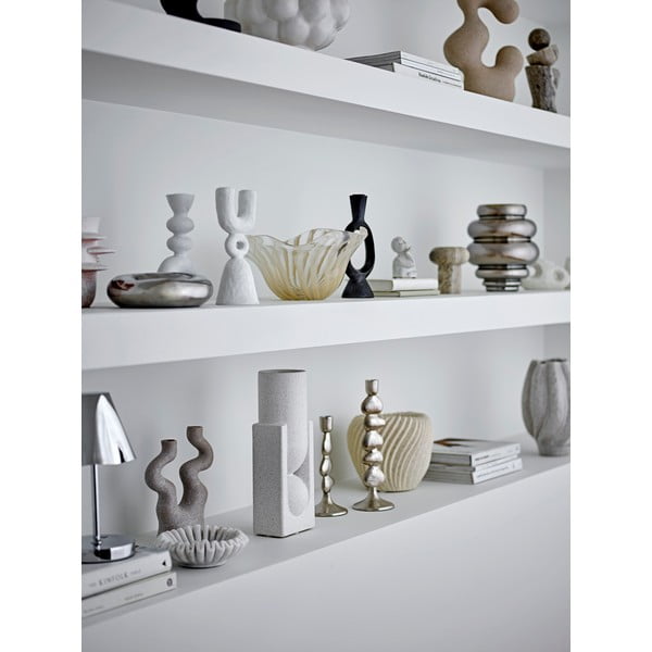 Skleněná ručně vyrobená váza ve stříbrné barvě (výška 24 cm) Zorya – Bloomingville-image-2