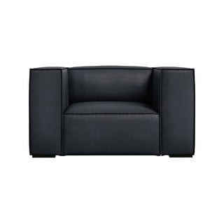 Černé kožené křeslo Madame – Windsor & Co Sofas