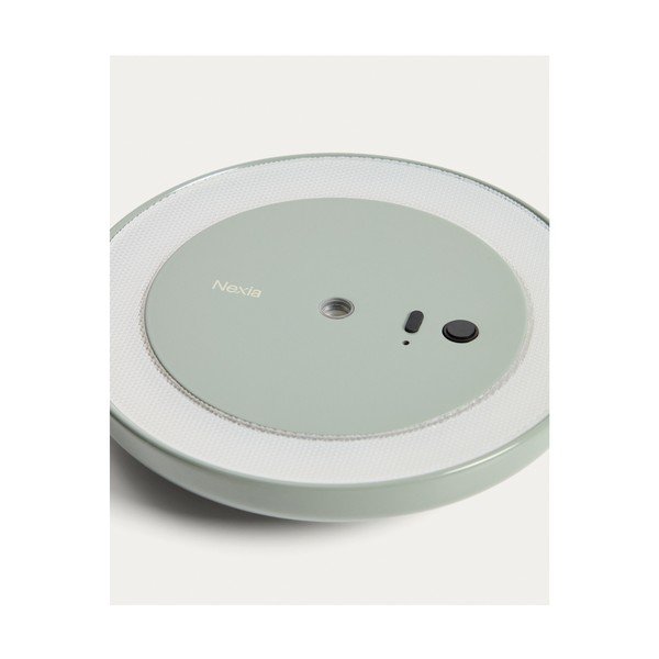 Světle zelená LED stmívatelná stolní lampa s kovovým stínidlem (výška 35 cm) Porte – Kave Home-image-4