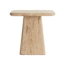 Odkládací stolek s deskou z kamene 45x45 cm Kepami – Light & Living