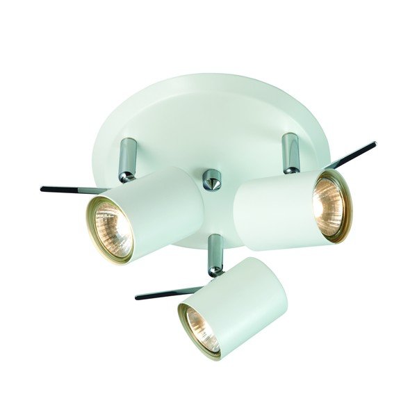 Bílé stropní svítidlo s kovovým stínidlem Hyssna – Markslöjd