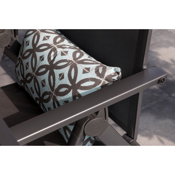 Tmavě šedá kovová zahradní židle Aruba – Hartman-image-1