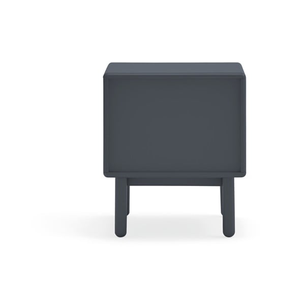 Tmavě šedý noční stolek Corvo - Teulat-image-2