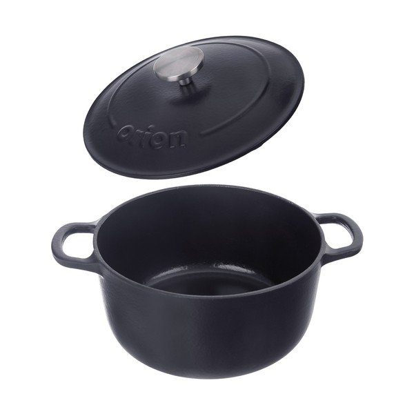 Litinový hrnec s pokličkou na indukci 5,2 l LITINA SMALT – Orion-image-2