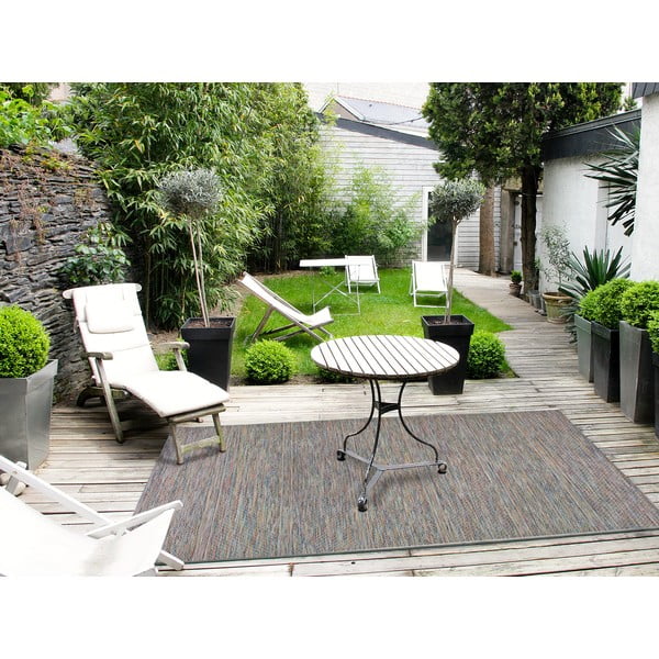 Šedobéžový venkovní koberec Universal Bliss, 55 x 110 cm-image-1