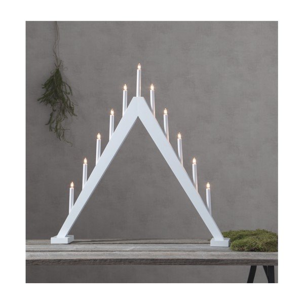 Bílý vánoční LED svícen Star Trading Trill, výška 79 cm-image-1