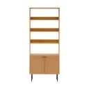 Knihovna v dekoru dubu v přírodní barvě 80x200 cm Kyoto – House Nordic