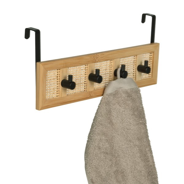 Ratanový věšák na dveře v přírodní barvě 33 cm Allegre – Wenko-image-4
