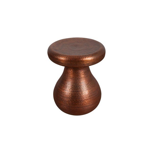 Stolička/odkládací stolek v měděné barvě Zuiver Antique-image-2