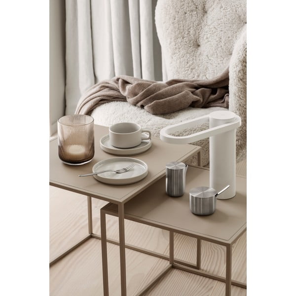 Hnědý skleněný svícen Blomus Ven, ø 14 cm-image-1