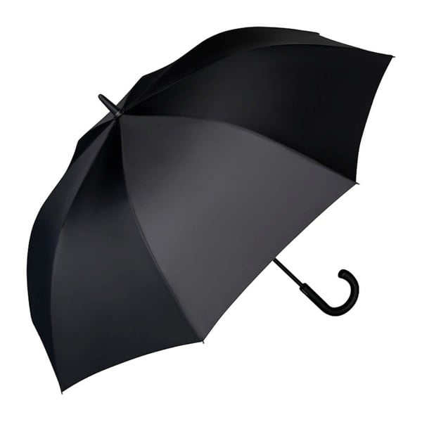 Černý holový deštník Von Lilienfeld Leo, ø 114 cm
