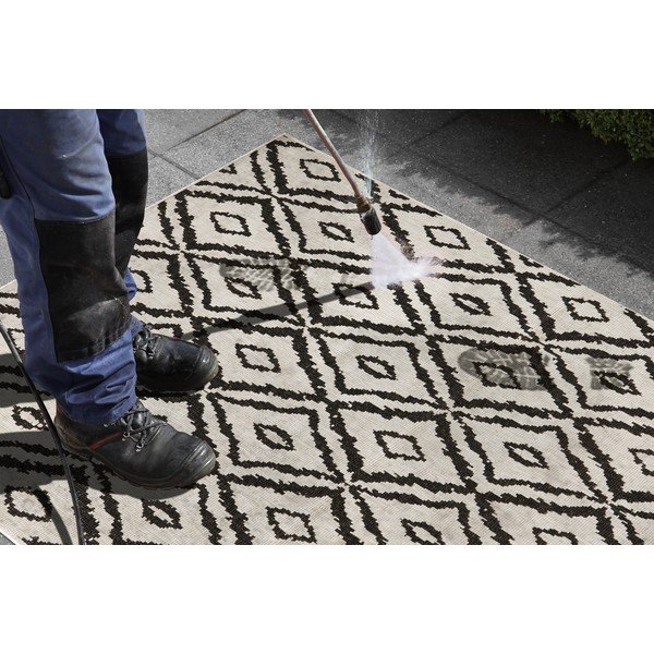 Hnědo-bílý venkovní koberec NORTHRUGS Rio, 80 x 150 cm-image-1