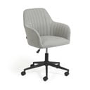 Světle šedá kancelářské židle Kave Home Madina