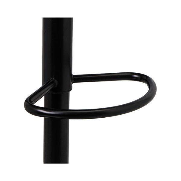 Černé barové židle s nastavitelnou výškou z imitace kůže v sadě 2 ks (výška sedáku 72 cm) – Casa Selección-image-2