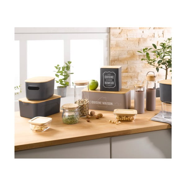 Skleněná dóza na sypké potraviny – Homéa-image-1