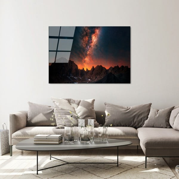 Skleněný obraz 100x70 cm Night Sky – Wallity-image-3
