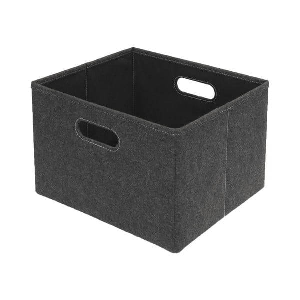 Tmavě šedý látkový box pro modulární policový systém 32x21 cm Z Cube - Tenzo-image-3