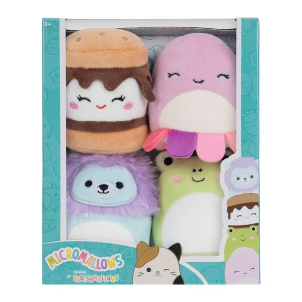 Plyšové hračky v sadě 4 ks Micromallows 4Pack – SQUISHMALLOWS-image-1