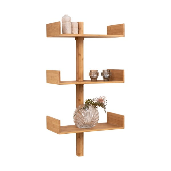 Patrová bambusová police v přírodní barvě 50 cm Villa – House Nordic-image-2