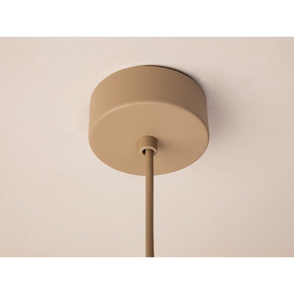 Světle hnědé kovové závěsné svítidlo ø 30 cm Ori – Micadoni -image-4