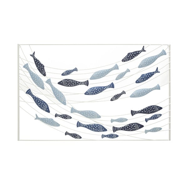 Kovová nástěnná dekorace 96,5x61 cm Pesci – Mauro Ferretti