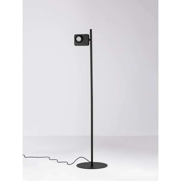 Černá hliníková LED stojací lampa s ohybatelnou konstrukcí/stmívatelná (výška 131 cm) Kedros – Nova Luce-image-4