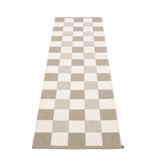 Béžovo-krémový vnitřní a venkovní běhoun 70x240 cm Pix Dark Linen – Pappelina
