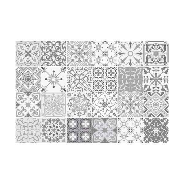 Sada 24 dekorativních samolepek na stěnu Ambiance Gythio, 10 x 10 cm-image-2