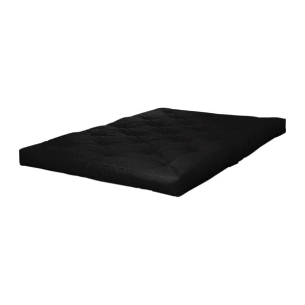 Černá futonová matrace Karup Traditional, 180 x 200 cm
